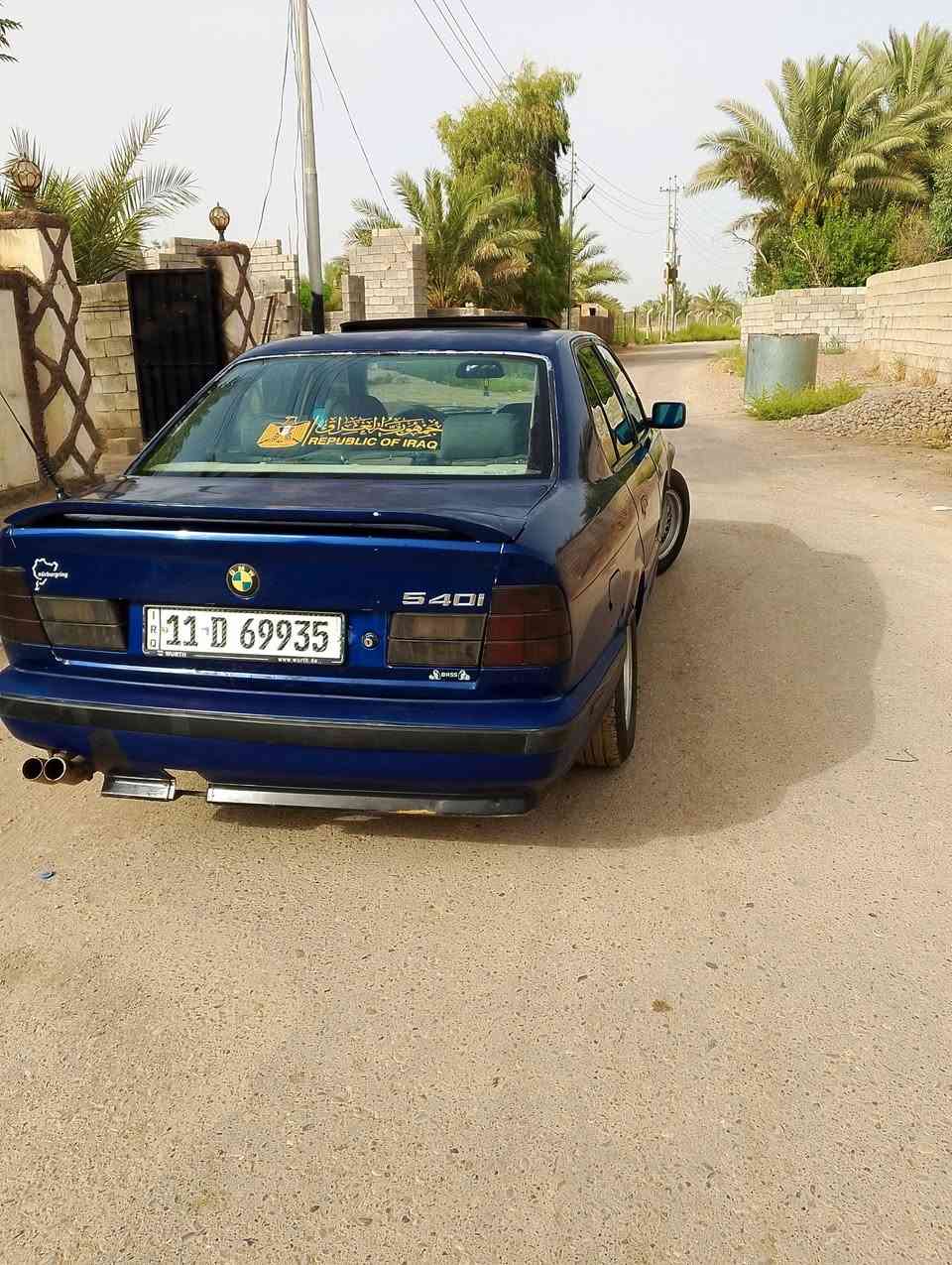 السلام عليكم
Bmw540/8v
1993
السياره اصل 
صدر كير مكينه مكفول
مكفوله من لضربه 
تخم تاير جديد 
بسمي السياره 
مكانههه بعقوبه 
***********
السعر 60بيهه مجال بصيط
