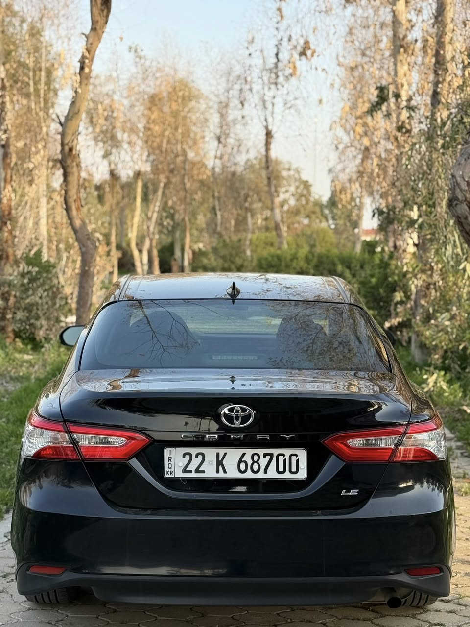 تويوتا كامري 2020
مواصفات 
كشنات كهربائي 
‏‎شاشة 
ناضور ليلي
‏‎كاميرا 
تحكمات ستيرن و تحديد سرعه
تحديد مسار 
‏رادار امامي و خلفي
رادار جانبي
‏‎لايتات زينون LED
وباقي المواصفات المعروفة بالسيارة 
السيارة بجمها كبس وخلفي كبس
ضرر فقط جاملغ خلفي بارد و شبر  صندوق بارد بدون صبغ وبالعراق صار بيها نص باب سايق صبغ
كل ايرباكاتها سليمه  
السيارة شرط التحويل نفس اليوم 
السيارة ترايها زيرو دينار متصرف عليه 
هزة وفحص وسنويه جديدة 
ماشية١٠٠ الف  
السعر ١٧٢$ وماكو هيج سعر بالسوك بهيج نضافة
مكان السيارة كركوك
***********
