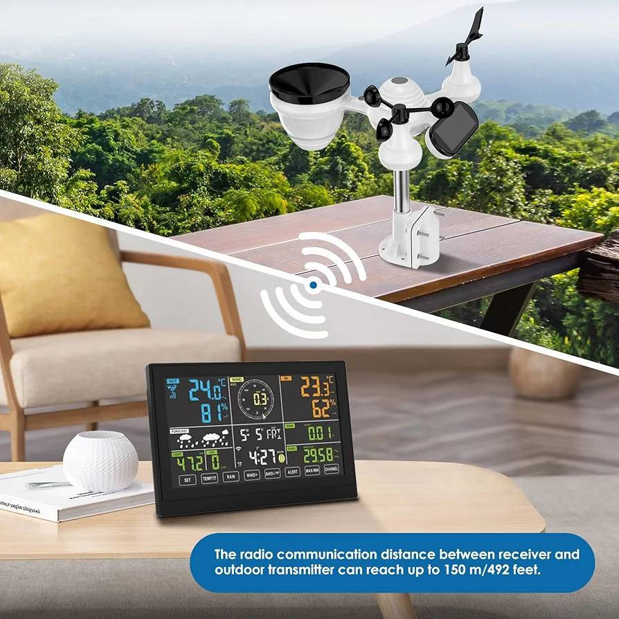 متوفر محطة طقس لاسلكية 7 في 1 مزودة بمقياس مطر، ومقياس حرارة داخلي وخارجي، وتنبؤات دقيقة، وقياس ضغط الهواء، والرطوبة، ومقياس الرياح، ومرحلة القمر، وساعة منبه.


**إذا كنت صاحب هذا الإعلان وتريد حذفه لأي سبب، رجاءا أرسل رسالة إلى الدعم الفني**