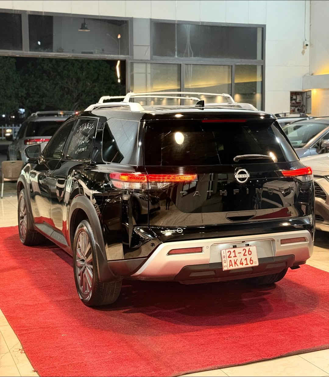 كاتي تترقم شمال فقط 

NISSAN PATHFINDER  2024 SL PLUS 

السعر اكتب كلمة (السعر) 🔰 💵💲
اللون:  اسود

الموديل : 2024

نوع المحرك : 6 سلندر (3.5L) 

عداد المسافه:16 الف مايل 

الضرر: كما موضح بالصورة.  
صور الحادث السياره بدون تبديل بدون دواخل شرط+ رقم الشاصي مرفقه في المنشور

بدون رقم وبشرط الترقيم ( اربيل - دهوك - سليمانية )

المواصفات: 

سقف بانوراما 
ستيرن تدفئه
خمس كاميرات (360)
بصمه تشغيل
بصمة اربع ابواب
تشغيل عن بعد 
كشنات VIP 
كشنات تدفئة 
ستيرن تدفئة 
كشنات كهرباء
رادار امامي
رادارات جانبيه
رادار خلفي
حساس خلفي
شاشه كبيرة
مانع انزلاق
كروز سرعه
هاند بريك بصمه
اوتو هولد
نظام ايكو نورمال سبورت
صندوق كهرباء
7 راكب

العنوان : كركوك حي الخضراء شارع المعارض 

معرض هشام الحمداني لتجارة السيارات 

للأتصال والأستفسار☎️☎️

***********
***********
***********
