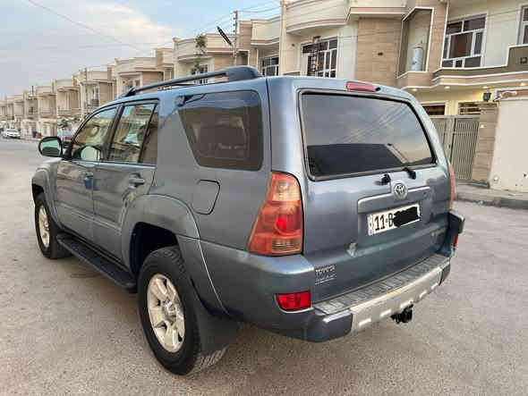 للبيع تيوتا فور رنر 2004 كفاله عامه من الحادث كلها ليبل واحد كير ومحرك وصدر وتبريد وتخم تاير كله جديد جاهزه من كلشي بدون اي نقص فقط بيها مكانات جراد 
رقم بغداد دولي بأسمي تحويل مباشر سنويه 2030
السعر 97
***********
*********** بغداد
