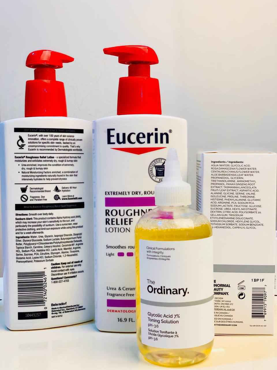 ♥️ خاص♥️ لعلاج جلد الوزة
عرض لترطيب وتقشير  وتفتيح الوجه والجسم وازاله جلد الوزه يتكون 👈تونر اوردنري + مرطب يوسرين 

🤍 تونر اوردينارى الكندي الاصلي💯‌🇨🇦⁩
بحمض الجليكوليك يعمل على تقشير البشرة تقشير خفيف و ايضآ لا يسبب جفاف البشرة او تنشيفها 
يقلل من إفراز البشرة الدهنية
■يقلل الخطوط الرفيعة و الخطوط التعبيرية في البشرة و بيعمل على توحيد لون البشرةو علاج البقع البنية و التصبغات
■يحتوى على AHA الذى يعمل على جعل البشرة صحية و مضيئة و فيها نضارة و اعطاؤها مظهر صحى. 
■يحتوى على الالوفيرا الذى يقلل من احمرار و تهيج البشرة ✨
■خالى من الكحول و السيليكون و الزيوت ✔️✔️

♥️ مرطب يوسرين
يحتوي على الفا هيدروكسي واليوريا ترطيب يدوم 48 ساعه
ينصح به أطباء الأمراض الجلدية
بتعانيمن جلد الوزه اليكي هذا المرطب السحري تفتيح وترطيب عالي يعالج البشره الجافة وشديده الجفاف والمتشققه والمصابه بالحكه لوشن مفيد وآمن لاصحاب البشرة الحساسه والبشرة التي تعاني من الاكزيما

منشأ العرض امريكي 🇺🇸💯 
🚘يوجد خدمة توصيل لجميع محافظات العراق بغداد, العراق


**إذا كنت صاحب هذا الإعلان وتريد حذفه لأي سبب، رجاءا أرسل رسالة إلى الدعم الفني**