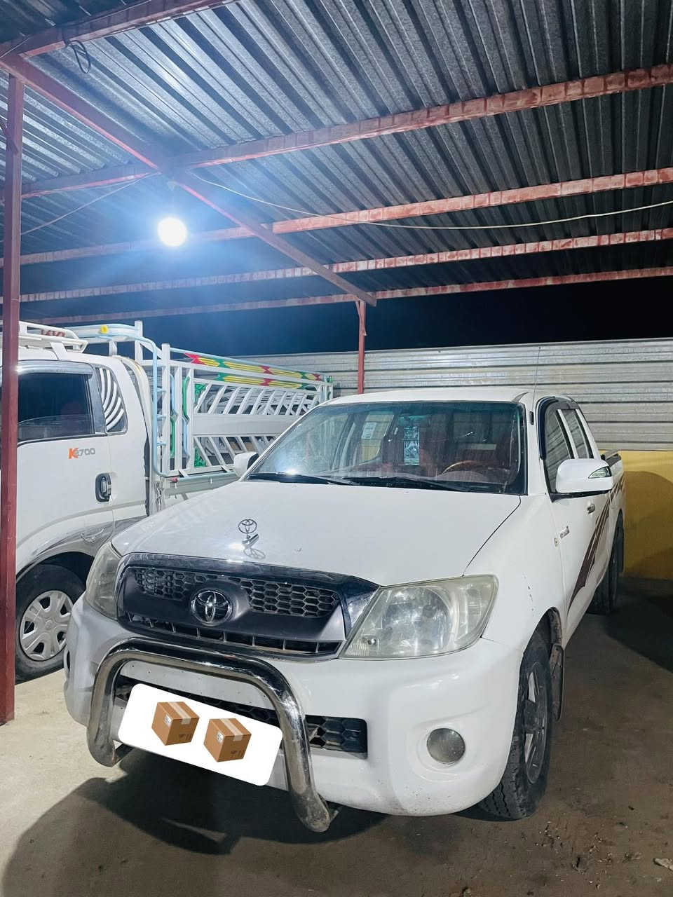 تويتا هايلوكس ناصي منافيس سيارة موديل 2010 گير محرك شاصي اكسن شرت سيارة جديد مابي مسرف داخل احمر بيلادي گير عادي  ***********
سعر 108مجال📦
عنوان شيخان معرض هاولاتي
