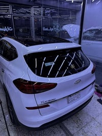 توسان خليجي 2020 ابيضّ  رقم بغداد  مكفوله من صبغ وظربه فقط تكحيل دعامي...