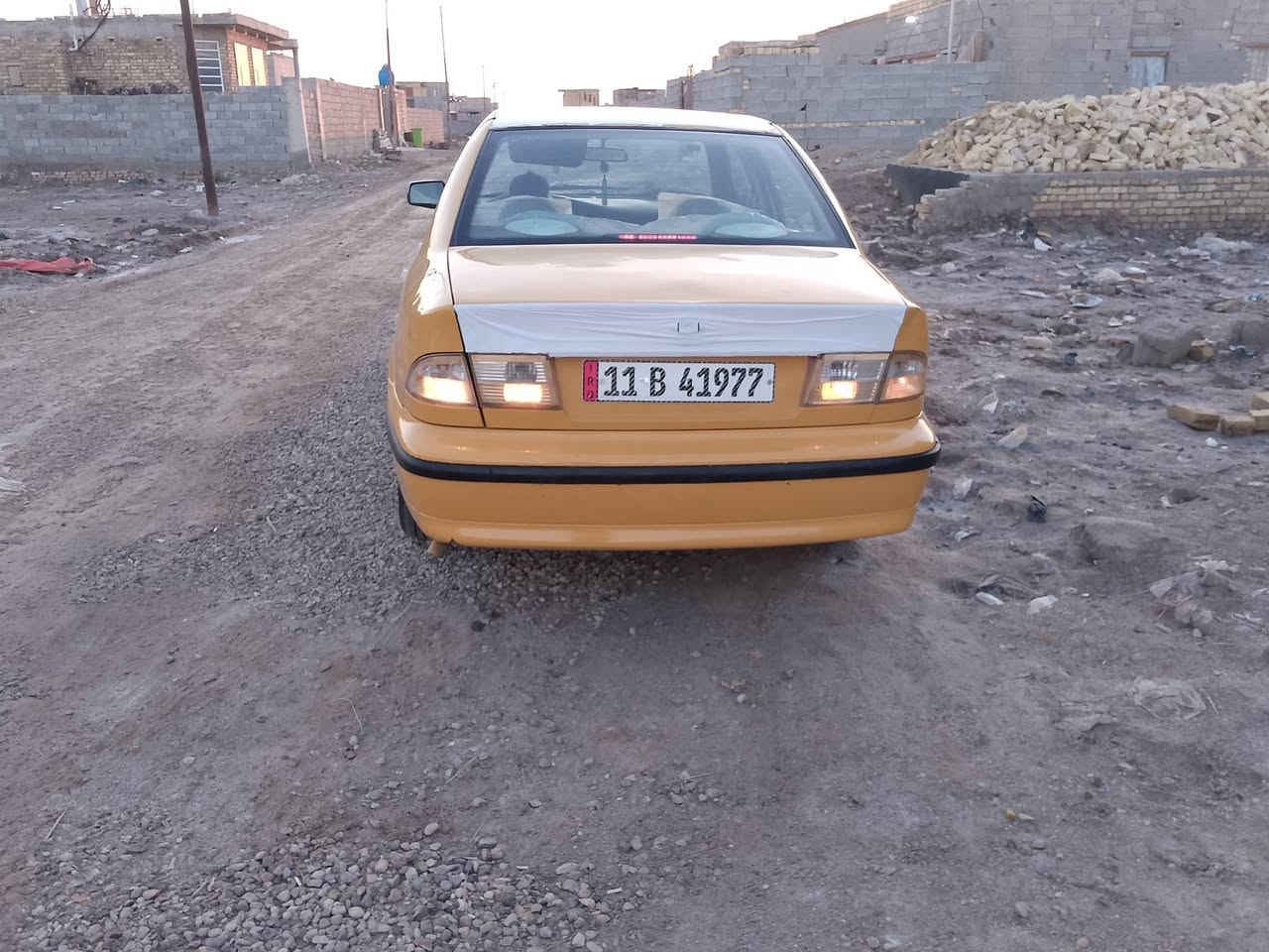 سمند ٢٠١١ رقم بغداد سنويه ٢٠٣٠ مصفره من كلشي هزه جديده مكينه وكير بلباكيت تخم تاير جديد حداديه جدينه 
كهربايات كل شغاله دوشمه جديده بيه دوس وهلالات معمرات تحويل مباشر مكان واسط كوت مركز المدينه 
سعر تصل ودلل ***********
