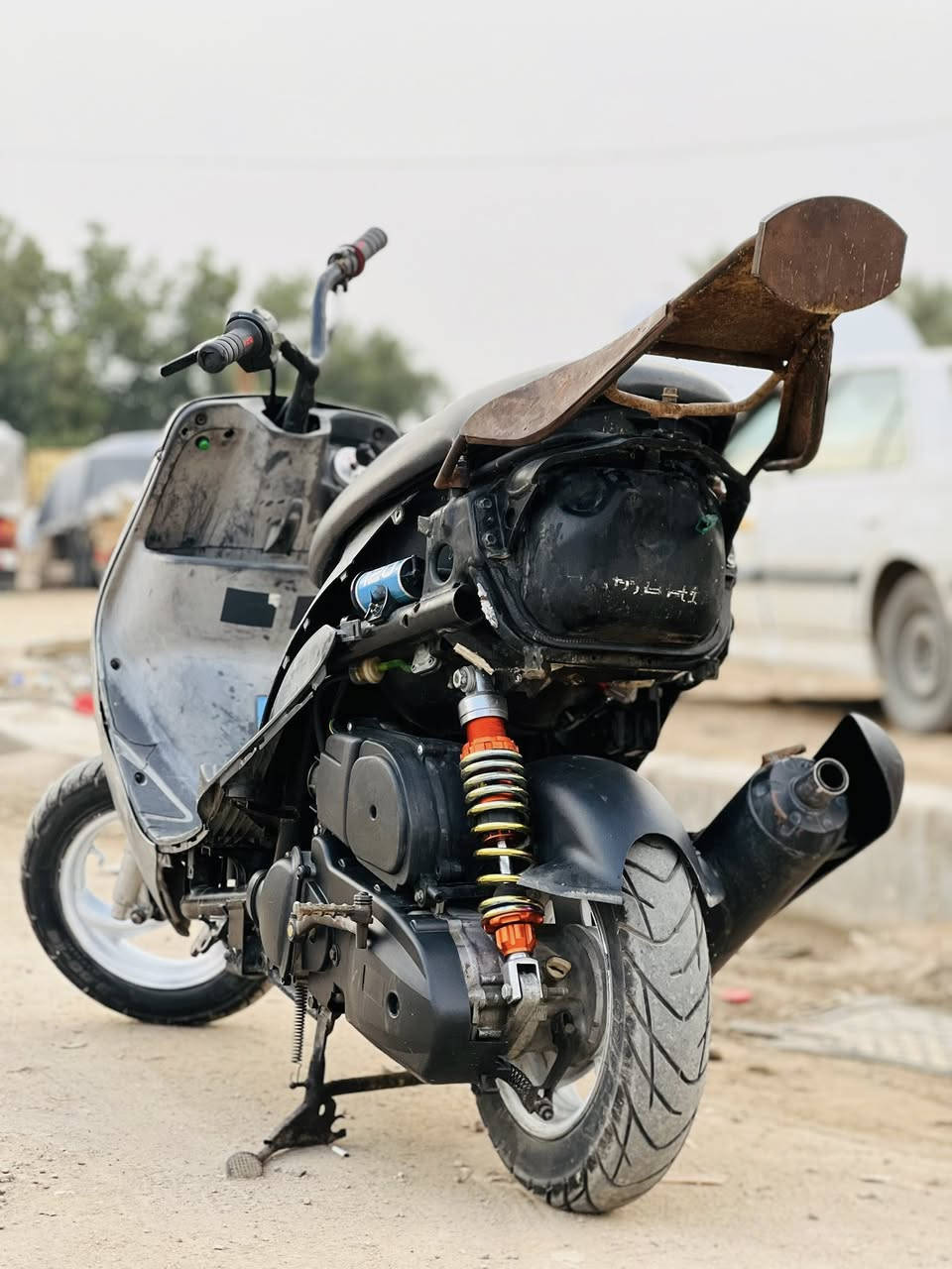 سلام عليكم ماكس منغولي حربيه دراجه حلوه وناعمه كلش شرط ماتسمع صوته كامله فقط بيه باتري ضعيف اما الباقي تخبل مكاني ناصريه سيددخيل سعر 450 وبيه مجال الشراي رقم ‭0788 532 4998‬
