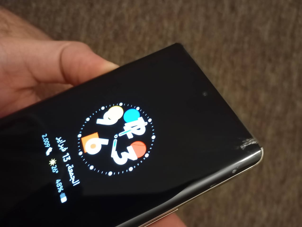 السلام عليكم انفنكس نوت 40 برو بدون اغراض فقط كفر هديه والظهر مكسور والكلاس الامامي بي كسر مو الشاشه بس الكلاس والجهاز شغال 100% مابي اي خلل ابداً ضمان افحص وين ميعجبك نظافه الجهاز واضحه ب الصور السعر 140 الف مكاني بغداد ماعندي توصيل.


**إذا كنت صاحب هذا الإعلان وتريد حذفه لأي سبب، رجاءا أرسل رسالة إلى الدعم الفني**