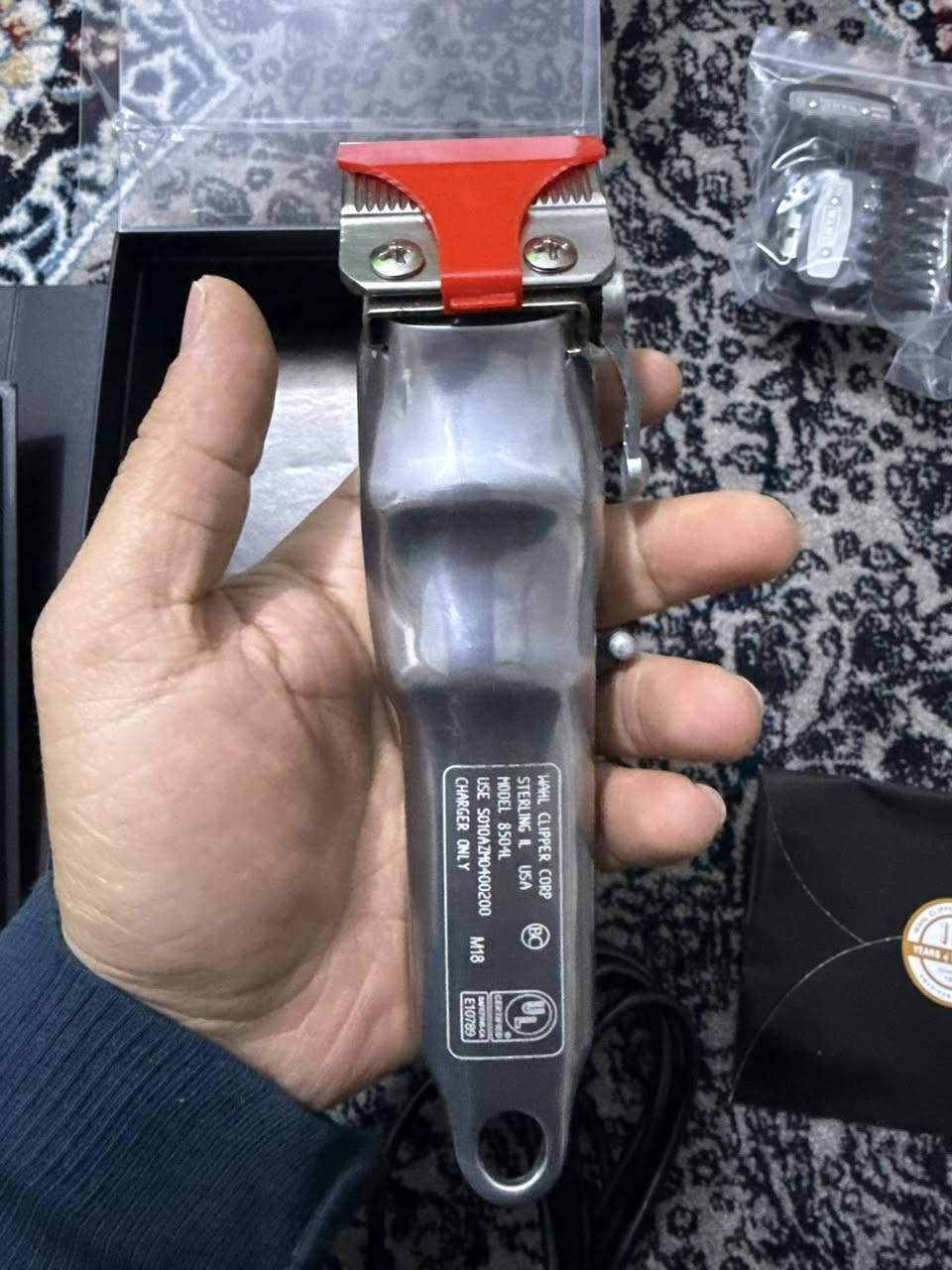 مكينة حلاقة شركة wahl
الي يريدها يتفضل وتساب

***********
