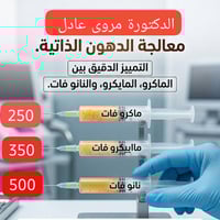 مو كل الدهون نفس الشي! ✨ الفرق بالتقنية يحدد جمال النتيجة  🔸 ماكرو فات...