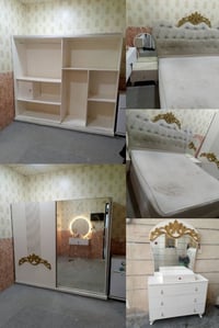 غرف نوم تركي اصلي عدد 2 انظاف جدا جدا الابيض 425 جوزي فاتح 400 شراي ات...