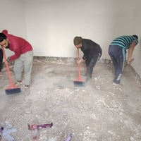 / يوجد كادر عمل جاهز/ تصعيد مواد/ تنضيف بيوت/ تفليش/ تكشيط/ تنضيف حدائ...