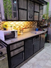 كاونتر • سنك مرمر • داخل ألمنيوم