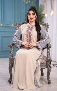كلابيه لنن • شغل يدوي • مقاسات L-XXXL