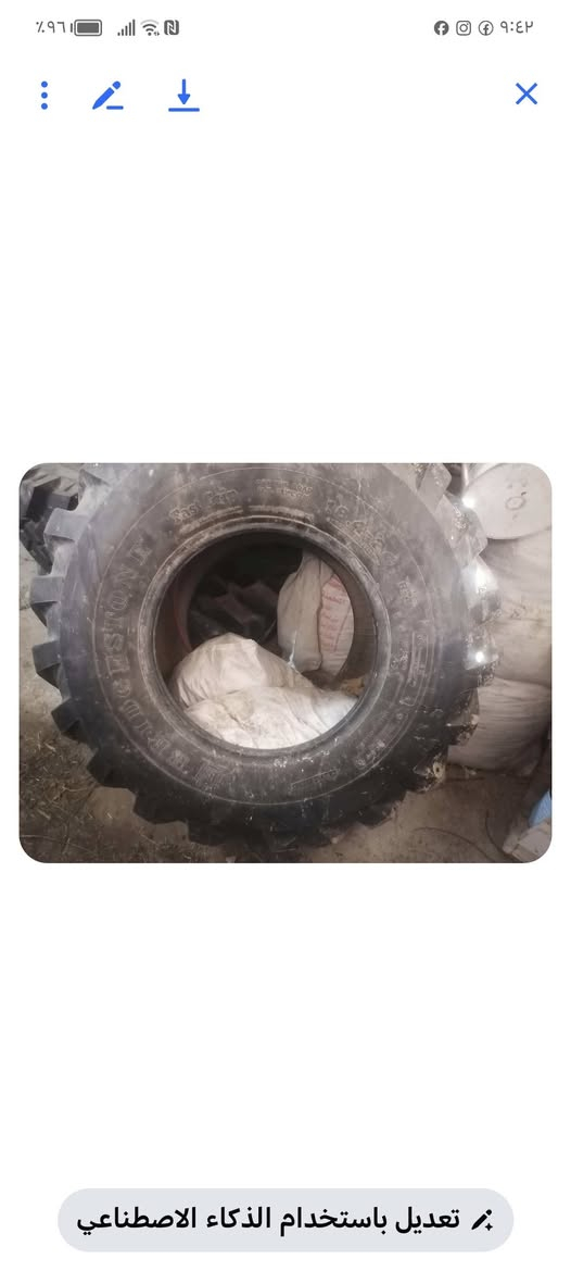 تايرات حجم 18 4 ٢٤ ياباني ***********
