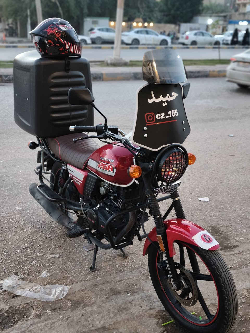 دايون 23 دراجه كامله اشلع بس صندوك وانطيكياهه كامله رقم وسنويه انكليزي نجف بأسمي دراجه كامله ونضيفه سعر 2100 
 
واتساب *********** ♐
