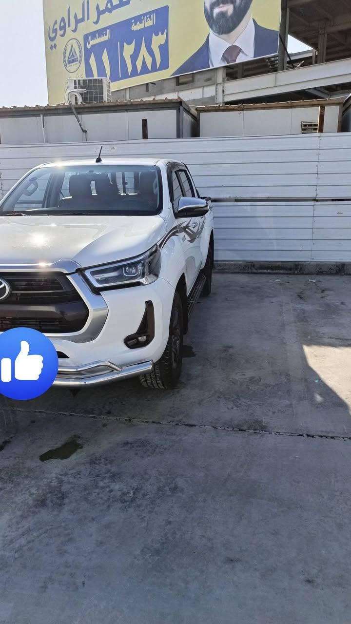 سلام عليكم
تويوتا هايلوكس2022
المواصفات خليجي
الفئهDouble cab4×4
كفاله بدون صبغ ما عده رصعه جوه قبغ البانزين 
كير اوتماتيك
محرك 4سلندر2700
ماشيه155,000كم
بانزين
اللون ابيض لوحه اربيل حمل 
المقعد جلد 
5 راكب
المواصفات
1_الكامير الخلفيه
2_التحكم على المنحدرات
3_نوافذ كهربائية 
4_شاشه لمس
5_المصابيح الاماميه ليد
6_مانع الانزلاق
7_4×4
8_جرص تجاوز السرعة 
9_كشافات ضباب
10_تبريد خلفي
11_ABS
السعر 315
الاستفسار اتصل على رقم الهاتف 
***********
