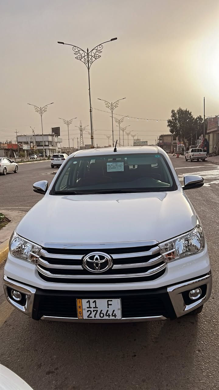 هايلوكس 2025
ساز ام ضمان 
بصمه شاشه 
رقم بغداد مشروع وطني 
ماشيه 27 
كفاله عامه عده تكحيل بسيط جدا 
مكاني كربلاء 
السعر 310 وبيه مجال 
***********
