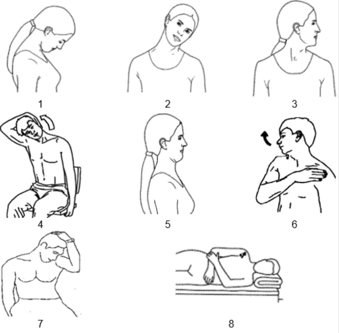🌿 هذه أفضل تمارين لتخفيف ألم نقاط الزناد (Trigger Point) في الرقبة واليد بطريقة سهلة وآمنة 👇
🧠 أولًا: تمارين نقاط الزناد للرقبة
🔹 1. إطالة الرقبة الجانبية
الطريقة:
اجلسي مستقيمة
ميّلي رأسك إلى جهة واحدة
استخدمي يدك لزيادة الإطالة بلطف
المدة:
20–30 ثانية
كرري 3 مرات لكل جهة
👉 يفيد في:
شد الرقبة
الصداع الناتج من العضلات
🔹 2. شد عضلة أعلى الكتف (الترابيس)
الطريقة:
امسكي رأسك واسحبيها للأمام وللجانب
الكتف يبقى ثابت للأسفل
👉 مفيد جدًا لنقاط الزناد في الكتف
🔹 3. تمرين لف الرقبة
الطريقة:
لفي رأسك ببطء يمين ويسار
بدون ألم قوي
التكرار:
10 مرات
💪 ثانيًا: تمارين نقاط الزناد لليد والذراع
🔹 1. إطالة الساعد (مهم جدًا)
الطريقة:
مدي يدك للأمام
اسحبي الأصابع للخلف باليد الأخرى
👉 يفيد في:
ألم الرسغ
شد العضلات
تنميل اليد
🔹 2. إطالة المعصم العكسية
الطريقة:
مدي يدك
اضغطي الأصابع للأسفل
👉 يخفف نقاط الزناد في الجهة الأخرى من الساعد
🔹 3. تمرين الكرة (تقوية + تفريغ شد)
الطريقة:
امسكي كرة صغيرة
اضغطي عليها ثم ارخي
التكرار:
15–20 مرة
🎯 تمرين مهم جدًا (إزالة نقطة الزناد مباشرة)
🔹 الضغط العلاجي
الطريقة:
حددي النقطة المؤلمة
اضغطي عليها بإبهامك
استمري 30–60 ثانية
👉 ستشعرين:
بألم بسيط ثم يبدأ يخف = هذا طبيعي
واذا لم تشعري بتحسن بهذه التمارين عليك مراجعة علاج طبيعي بااسرع وقت 
الاخصائية المعالجة الفيزيائية
 العنوان 
بغداد المشتل قرب مستوصف المعلمين النموذجي باتجاه المدارس او قرب فلافل علاوي  للحجز والاستفسار مراسلة رقم الواتساب 
*********** معالجة للنساء 
*********** معالج للرجال

