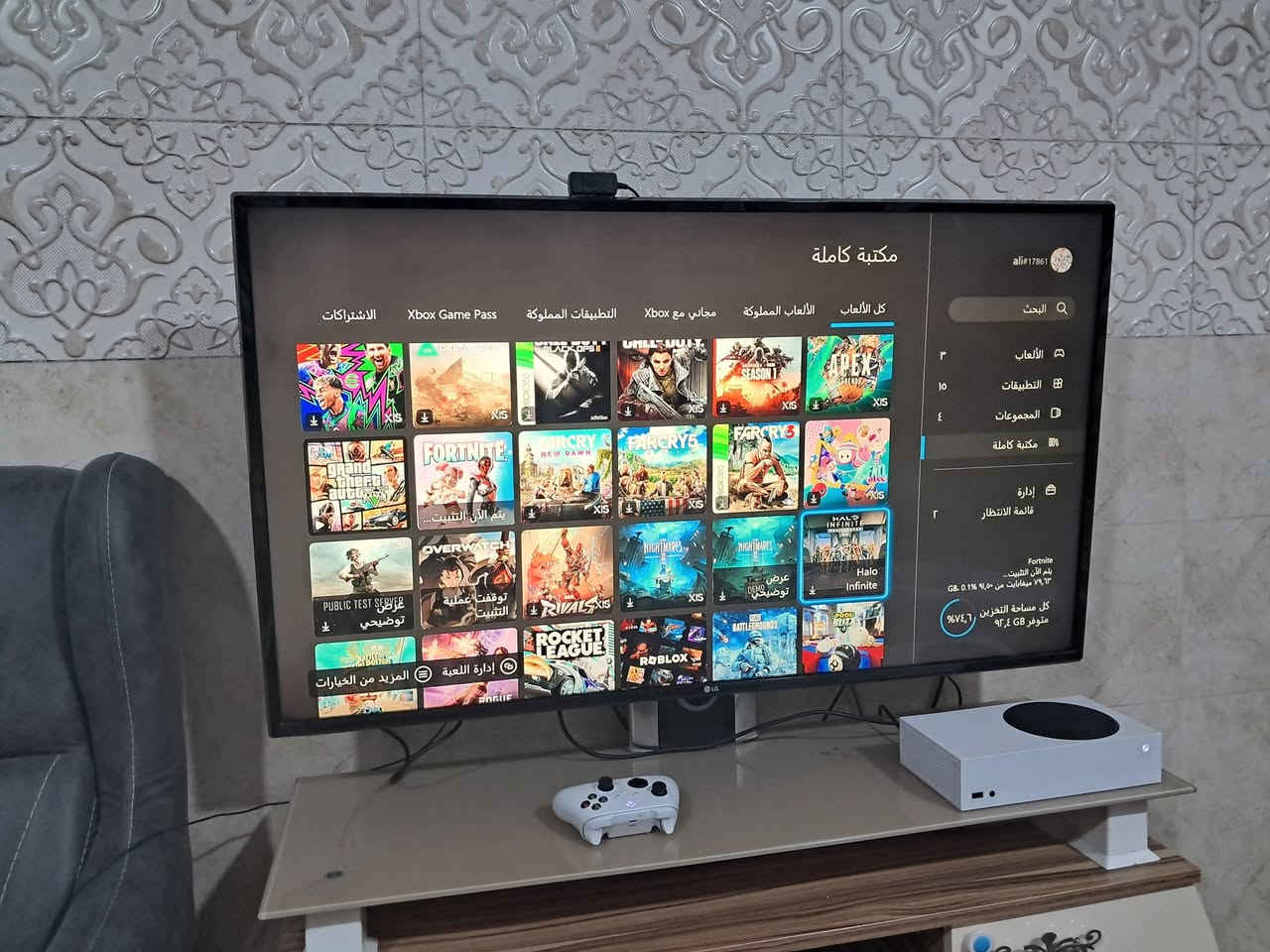 السلام عليكم
اكس بوكس سيرس اس نظيف ممفتوح مع العاب منزلهن بالحساب 
Call of duty 2. Gta..far cry 3 .. far cry new dawn... far cry 5 ...little night mars 2 ...لعبة سبونجبوب موضحه بالصوره 
وبطاريه مال جوستك 
٣٤٠ الف 
العنوان بغداد جسر ديالى الجديد


**إذا كنت صاحب هذا الإعلان وتريد حذفه لأي سبب، رجاءا أرسل رسالة إلى الدعم الفني**