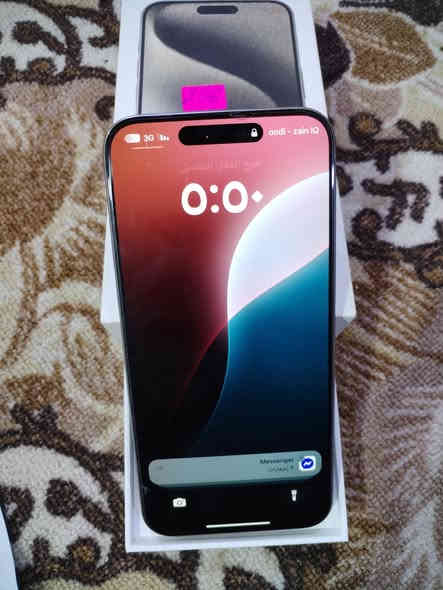 ايفون 15برو ماكس شرق أوسط بطاريه 86 جهاز زلغ مابيه أخذته من رشاد ماخذه بمليون و٨٠٠ جهاز نضيف رايده بمليون و٧٥وبيه مجال قليل أو مراوس بلتره  25 ***********
