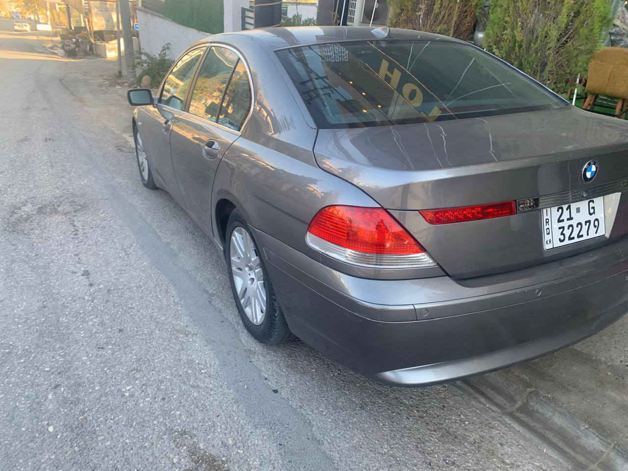 للبيعBMW 745i موديل 2002 🔥
للبيع BMW 745i الفئة السابعة، سيارة جديده 👌
📅 سنة الصنع: 2002
🔹 المحرك: 745i (V8)
⚙️ گير أوتوماتيك .
❄️ تبريد ممتاز
🛋️ داخلية جلد فخمة ونظيفة +ثلاجه
تحكم كهربائي -- تدفئه تبريد كشنات 
تحركmemorie
🪟 بردات كهرباء خمسه
🔊 نظام صوتي ممتاز
🚗 استخدام شخصي

السيارة جاهزة💯 مواصفات الباخره معروفه بعد •
.
💰 السعر: 145 (قابل للتفاوض /للجادين)
📍 الموقع: (بغداد)
📞 للتواصل: (***********)
