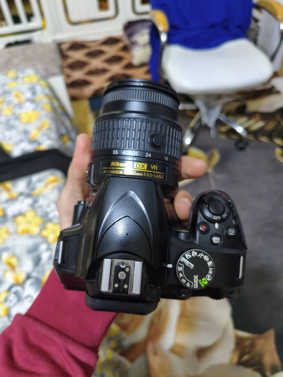 اسلام عليكم نيكون d3400 نضيفه كلش مع جنطه او رام او شاحنه او بطاريه او حزام مكاني بابل الحله توصيل ماعندي  *********** انطيني سعر معقول او بلعافيه
