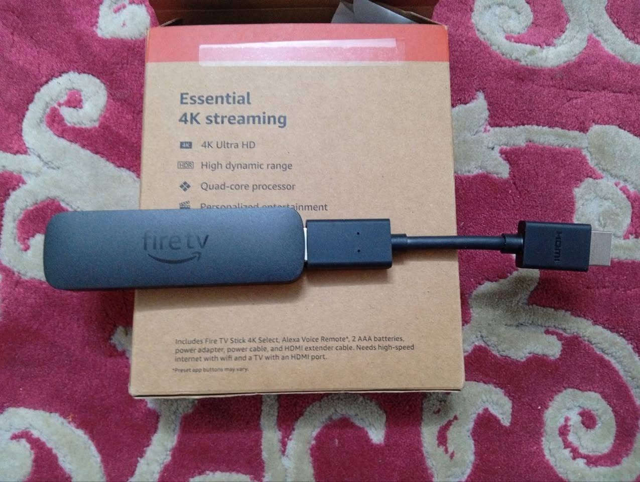 Tv  box Fire tv sick 4k select
للبيع السعر ٤٠ الف


**إذا كنت صاحب هذا الإعلان وتريد حذفه لأي سبب، رجاءا أرسل رسالة إلى الدعم الفني**