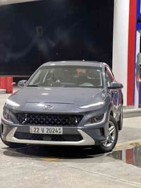للبيع هونداي كونا موديل 2023 دخول جديد لون سمنتي مميز و رقم مميز  بأسم...