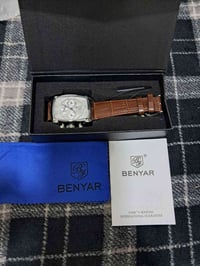 بينيار BY-5114M • كوارتز • جلد بني