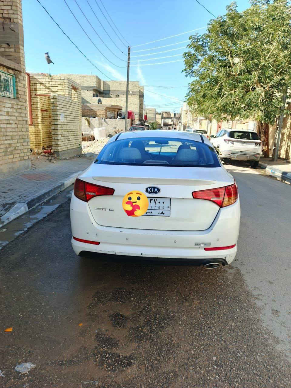 سيارة اوبتما خليجي محرك ٢٠٠٠ ( المرغوب )
مكان السيارة كربلاء 

رقم مميز (بغداد)

موديل ٢٠١١ 
بيهة طختين او ٣ بسيطات 
محرك وكير نضيفات 
تدفئة وتبريد شغال
كهربائيات كلها شغالة 
الدواخل لونين بيجي واسود 
حدادية نضافة ٧٠٪ 
تايرات نضافة ٧٠٪ 
السعر المطلوب   ١٥٠$  (مع الرقم المميز)

( مكلف بالنشر ) اي استفسار اتصل على هذا الرقم 
***********
