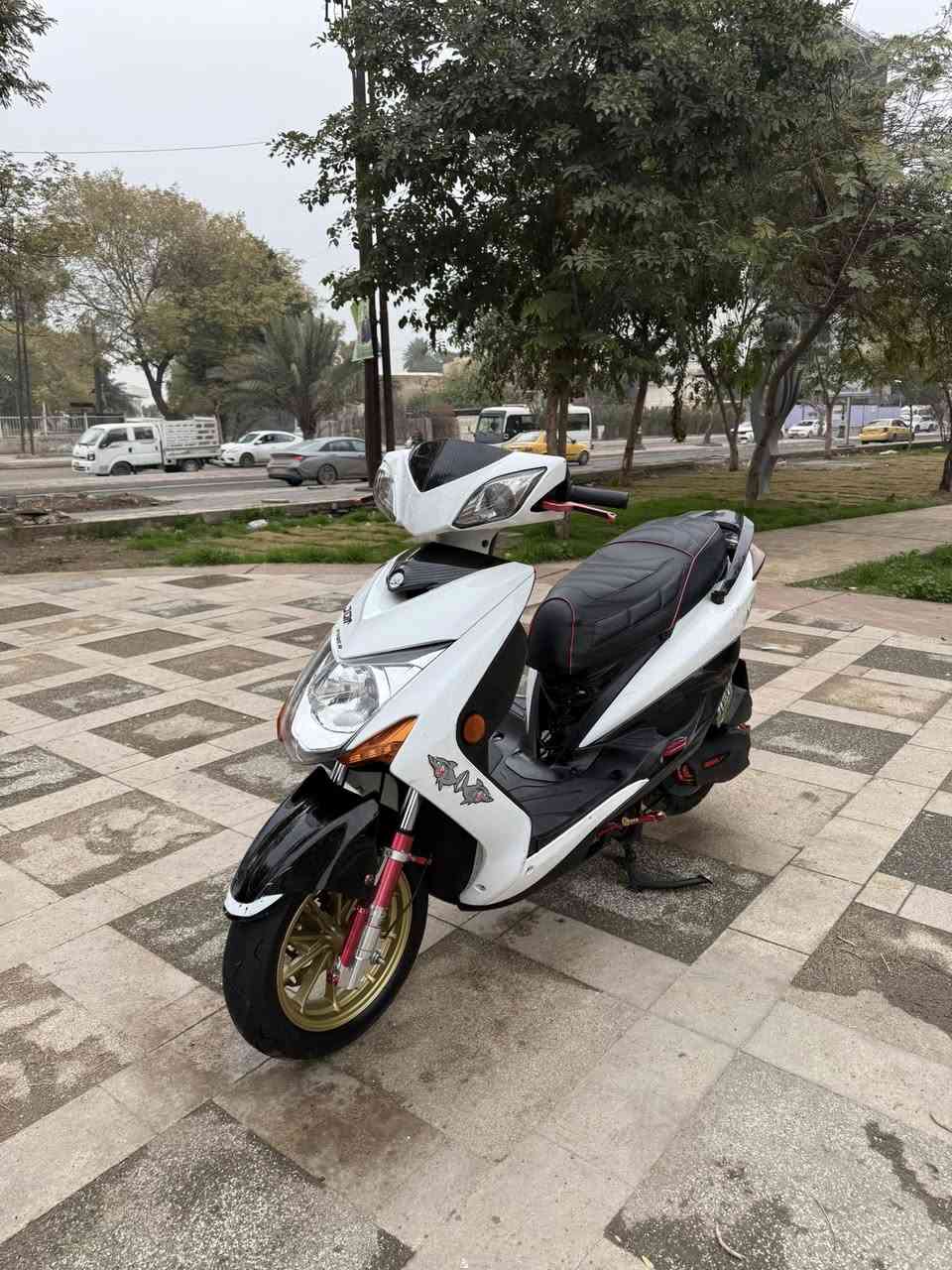 السلام عليكم
سكنس لد للبيع مزوعه غراض 
سيت كرزي كامل

يدات بريك
قبق بانزين اطار كاربون
صدر بطاله كرزي
فج كرزي
فلنجه 
وياله مشيف ذهبي
ملاقط كرزيه
بيهة زنون كلش قوي
طلاعات كرزيه
قباقه كور كرزيه  
قبق جوزه كرزي
ستاند صفح 
شمعه كرزيه
قبق كلجات كوسو 
قطره اكسل
قطره دهن 
هاوزن 

بيهة هواي غراض بعد

للتواصل خاص او واتساب ***********
