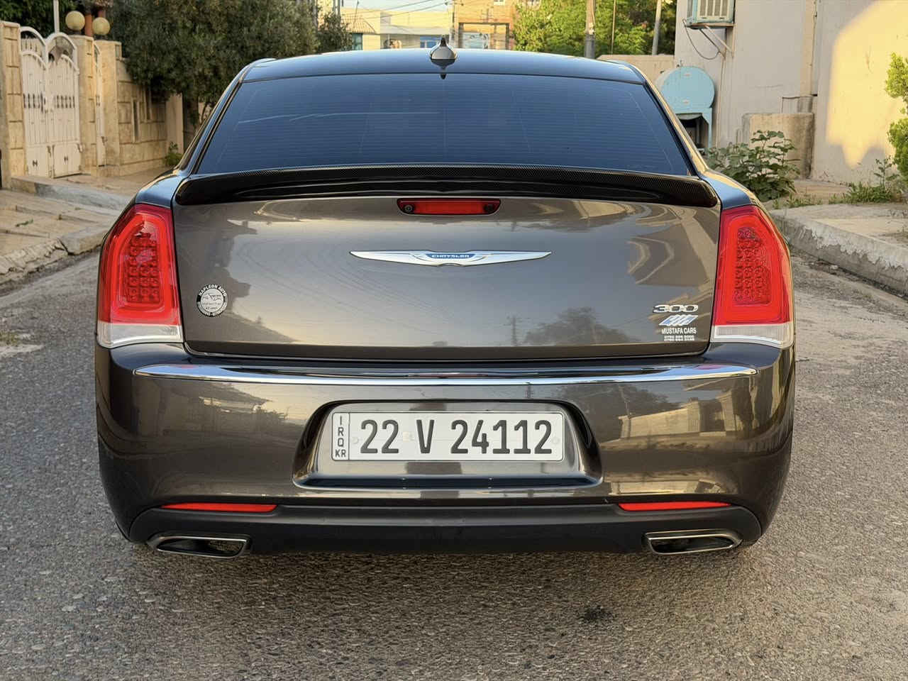 سلام عليكم

‏ CHRYSLER 300 2023

حجم محرك : 3.600 V6
ماشيه  : Mi 22,400

ضرر :💯 
بدون صبغ ✅
بدون ايرباك ✅
بدون تبديل ✅
بدون دواخل ✅

سياره بيها بارد ع كد شبر فقط 

السعر : 26,800💰بيها مجال بسيط 

سياره مرقم اربيل فحص وهزه وسنويه كله جديد تحويل بنفس يوم بسم مشتري 

اربيل 📍

للاستفسار او اتصال على 
***********
