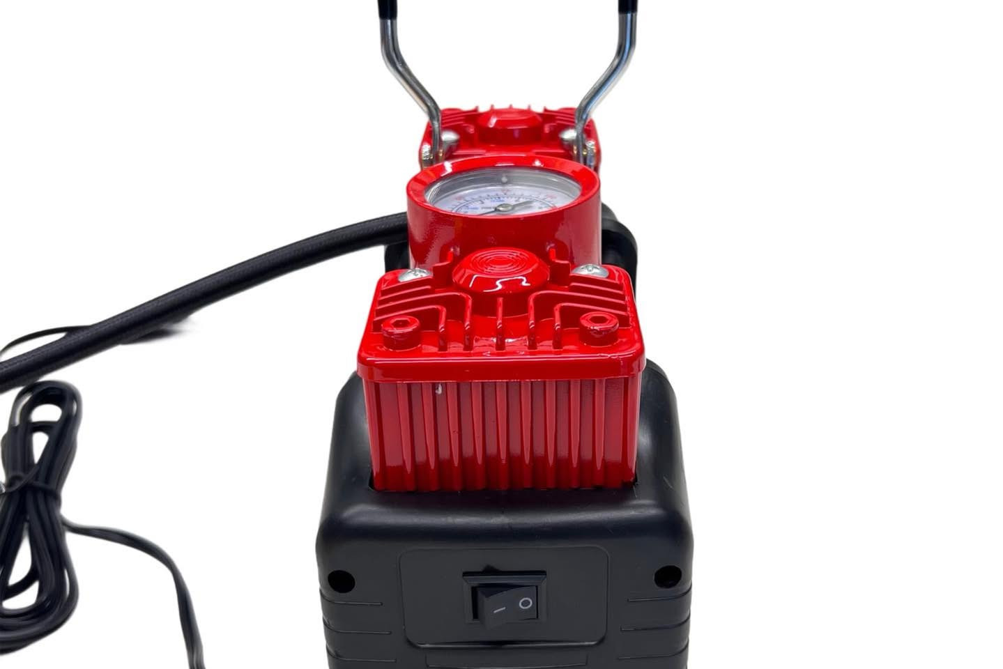 كمبريسر هواء محمول Bihart للسيارة 12V – ضغط قوي حتى 150 PSI

• كمبريسر هواء محمول من Bihart مصمم لنفخ إطارات السيارة بسرعة وسهولة، بحجم عملي وأداء مناسب للاستخدام داخل السيارة.

• يعمل على DC 12V ومناسب للاستخدام عبر منفذ 12V في السيارة.

• يوفر تدفق هواء أقصى 85 لتر/دقيقة لسرعة أفضل في النفخ.

• يدعم ضغط تشغيل أقصى 150 PSI مع إعادة تشغيل حتى 200 PSI.

• مزود بـ خرطوم هواء بطول 6.5 مع عداد ضغط ومشابك نحاسية صلبة.

• يحتوي على إضاءة LED ساطعة مع تشغيل سهل وتقنية ثبات أثناء الاستخدام.

• يتضمن حماية حرارية أوتوماتيكية للمحرك ضد ارتفاع الحرارة، مع حقيبة حمل قوية مرفقة.

• العلامة التجارية: Bihart
• نوع المنتج: Air Compressor / كمبريسر هواء محمول
• نوع الطاقة: DC 12V
• أقصى تدفق هواء: 85 لتر/دقيقة
• أقصى فولتية: 13.8V
• أقصى سحب تيار: 30A
• أقصى ضغط تشغيل: 150 PSI
• أقصى ضغط إعادة تشغيل: 200 PSI
• أقصى حرارة محيطة: 60°C
• أدنى حرارة محيطة: -55°C
• زمن التشغيل الأقصى: 40 دقيقة عند 40 PSI
• درجة الحرارة لزمن التشغيل: 24°C

السعر #35 الف والتوصيل مجاني
للطلب مراسلة الصفحه
او مراسلة على الواتساب 
***********
