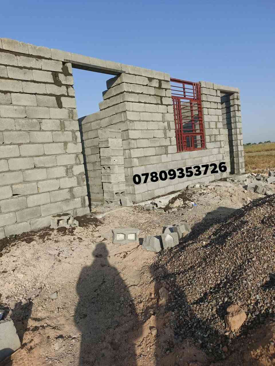 #السلام_عليكم
#خلفه_بناء بلوك طابوك  شغل درجه 
اولى العمل قطعي عالدبل التواصل اتصال او خاص ***********___***********
