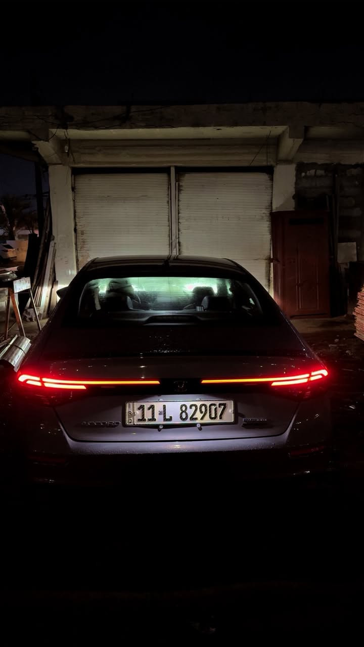 Accord
الموديل /٢٠٢٥

الفئه / sport 

الممشى / ٧ الاف كم زيرو 

اللون / اسمنتي 

الرقم / بغداد 

الحادث / سرقه فقط دعاميه خلفية + اطارات اكسل  وراجعات نفسهم بجم كبس  اخت الكلين 

السعر / ٢٣٣ 

الرقم / ***********
