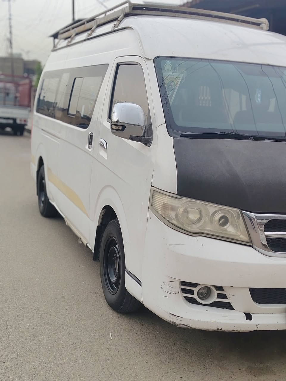 السلام عليكم...
هايگر ٢٠١٤ بيها طخات بسيطه مكينه كير تخم تاير صدر اكسل  كله جديد تبريد ثلج محور حماوة صيف شتاء ربع بالتبريد السيارة بأسمي ممشتغلة بشارع السيارة بيها خط موظفين بحث ووصل خط كله جديد مصفرة من كلشي سيارة جاهزة للشغل امانه ع أيدي كلشي بيها
السعر ٩٨ وبيها مجال للاتصال
***********
***********
 مكان السيارة بغداد الحرية....
