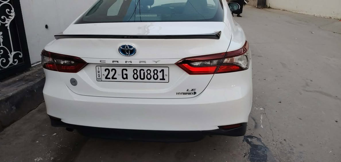 سلام عليكم
📍كامري هايبرد 
📍موديل 2021
📍سنوية جديد
📍فئة LE
📍سيارة نضيفة ومرتبة واحلئ من صورة
📍 تخم طاير جديد +صدر كلها جديد
📍صبغ بونيد +جاملغ/ بدون دواخل
📍بشرط كير محرك و تبريد وتدفئة
📍مكان سيارة كركوك اسكان 
📍$193 
📍سعر بيها مجال قليل
***********
***********
