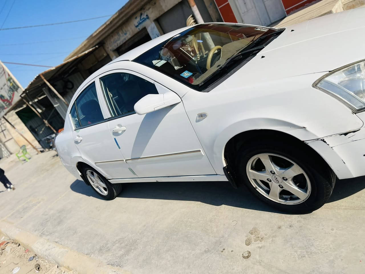 السلام عليكم جميعاً
شيري A520 
مكفولة كفاله عامة عدا الخياسات الي موضحه بالصورة 
محور مكينه وكير كورلة 
موديل 2012 سنويه ل سنه 2028 
رقم بغداد شرط التحويل 
داخلها تضيف 100‎%‎  
تخم تاير 
حدادية الخلفيه تعبانه فقط 
كهربائيات كلها شغاله 
مكاني بابل سدة الهندية 
***********
