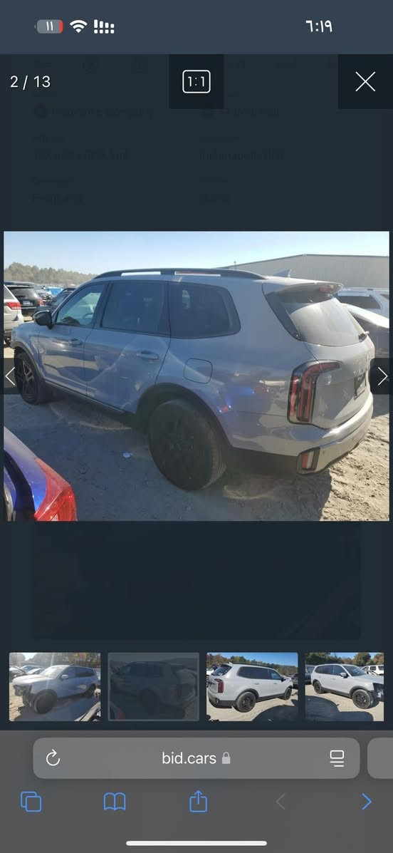 كيا تيلورايد 2023 SX X-Line
المواصفات:
1- محرك 6 سلندر 3800 سي سي
2- عداد المسافة: 43 ألف
3- تشغيل بصمة + تشغيل عن بعد
4- زينون عالي وواطي أصلي
5- فتحتين سقف
6- رادار جانبي مانع اجتياز
7- دفع رباعي (4WD)
8- نظام تحديد مسار
9- كاميرات محيطية 360 درجة
10- حساسات أمامية وخلفية
11- شاشة كبيرة مع كامل الإيعازات
12- تدفئة + تبريد للمقاعد الأمامية والخلفية
13- تحكم دريكسون جهتين
14- ذاكرة حفظ وضعيات المقاعد
15- نظام صوت متكامل
16- تبريد خلفي منفصل
17- مقاعد VIP سياحية
18- 7 ركاب (3 صفوف)
19- مرايا جانبية قابلة للطي كهرباء
20- مقاعد جلد حار/بارد
21- 5 كاميرات
المواصفات الإضافية:
22- كشنات VIP
23- رادار محيطي 360 درجة
24- إشارات مرايا قابلة للطي
25- باقي المواصفات الكاملة لفئة SX X-Line
الحالة:
السيارة حادثة، الضرر فقط بالواجهة الأمامية، بدون صبغ، باقي السيارة وكاله ومشدودة شغل مضبوط.
ملاحظة:
السيارة موجودة بالحلة – مركز المدينة
قابلية تفاوض بسيطة بالسعر (292)
للاستفسار واتساب: ***********
ملاحظة مهمة:
السيارة مفحوصة، رقم الشاصي موجود، والإمكانية للفحص بأي مكان تريده
