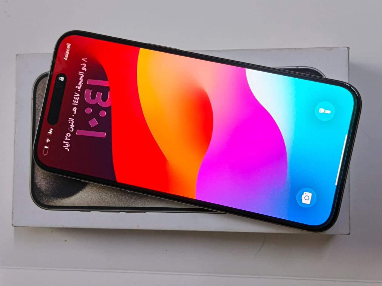 ايفون 15pro max للبيع
بطارية %86
256ذاكره
جديد الكارتونه مالته موجوده وماستر
السعر مليون ١٠٠ المكان بغداد جادريه
***********
