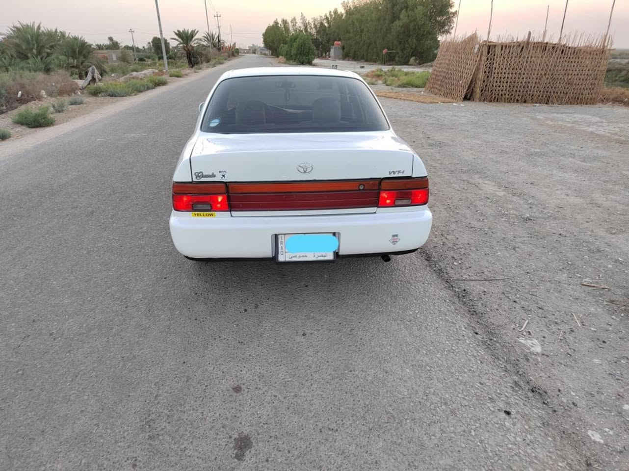 سلام عليكم للبيع كورله ١٩٩٤ رقم بصره مشروع وطني حداديه تخم تاير مكفوله من ضربه والصبغ العام سعر ٥٨ للاستفسار اتصل *********** مكان سيارة ناصريه سوك شيوخ
