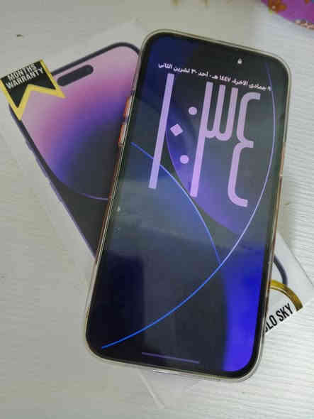 ايفون 14 برو ماكس دبل شريحه مع الكارتونه والايمي مطابق ذاكره ٢٥٦  بطاريه ١٠٠ استعمال شهر نظيف جدا شخط مابي مكاني حي الجهاد بغداد السعر ٩٥٠ الف رقم 
الهاتف ‭٠٧٧٦ ٨٧٧ ٢٠٨٦‬
