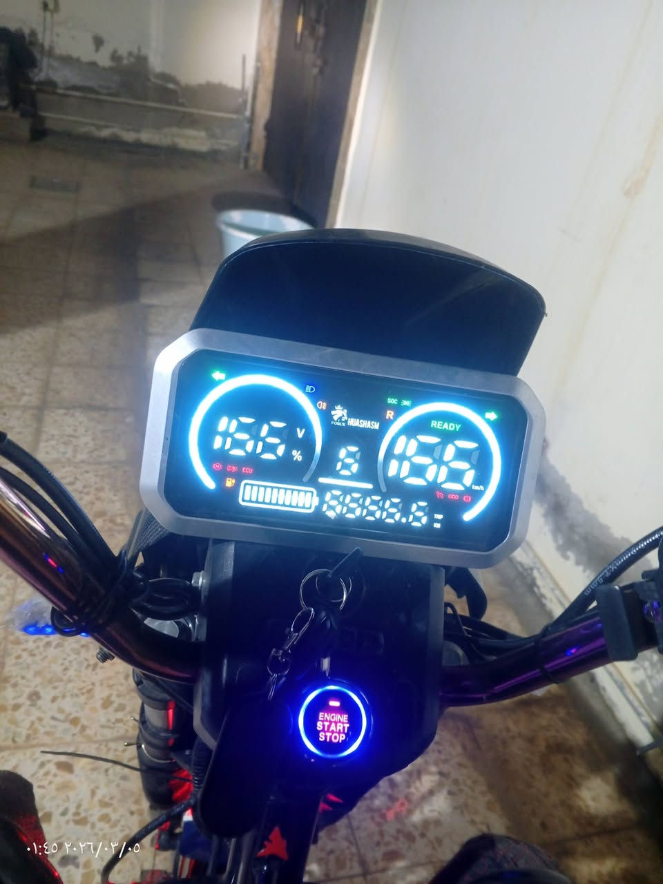 السلام عليكم ماطور هيوشه 26 نضيف كما واضح بصوره 
بطاريات فحص كهربائيهات شغاله سماعه جوه الكشن كشن 
كهربائي عل بصمه وياه 2 سويج 2 بصمه كله كامل  السعر 625 وبي مجال لطيبين الاتصال عل رقم ***********
النعيمي بخدمتكم وحاضر
