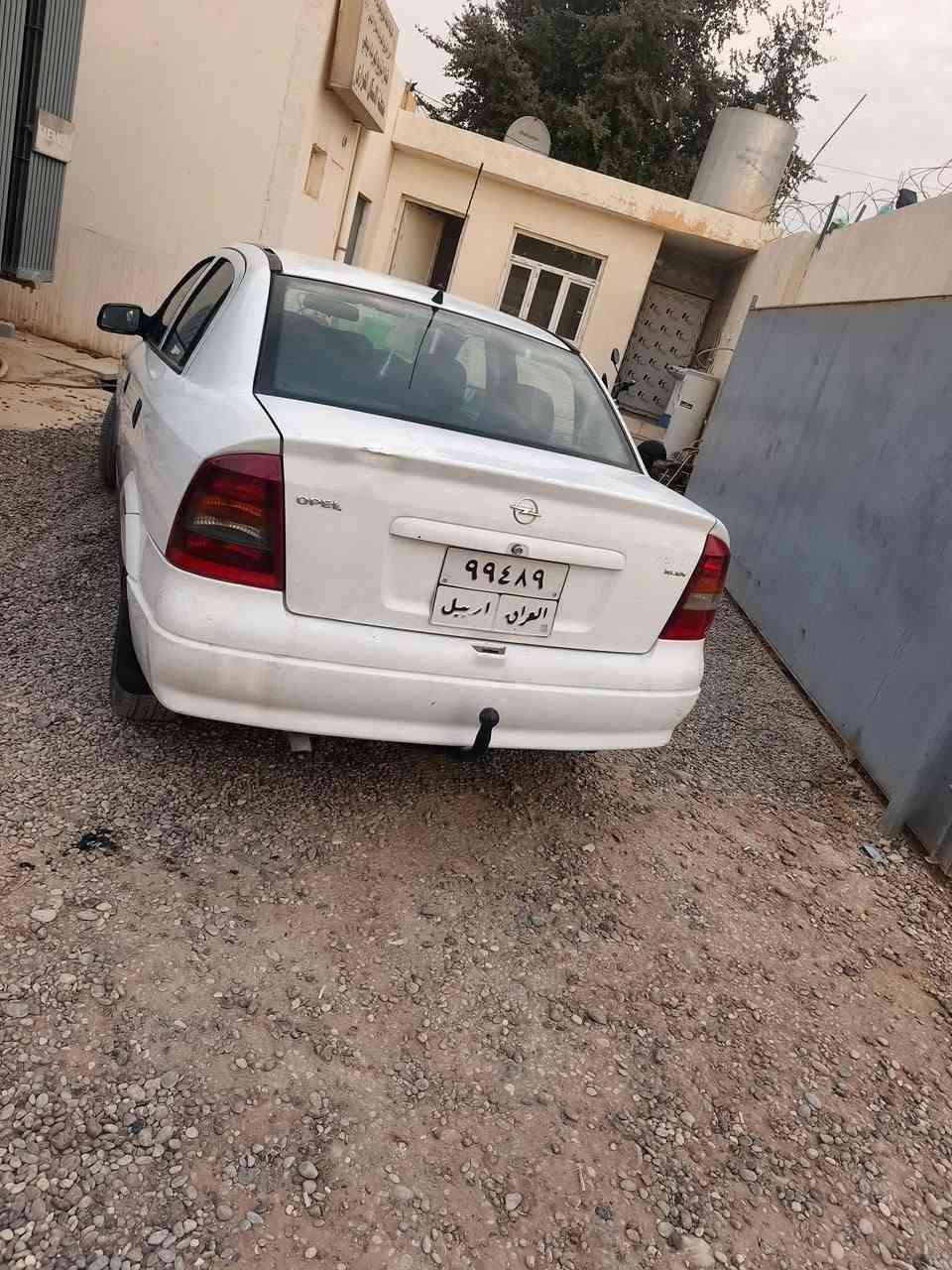 🚗 للبيع: أوبل أسترا موديل 2000 🚗
مكلف بالنشر
السعر 40 وبيها مجال 
​المواصفات:

​المحرك: محرك كَصة (تم شده قبل شهر فقط) ⚙️

​القير والمحرك: بشرط الفحص والجاهزية التامة 💯

​الرقم: أربيل (شرط التحويل) 📝

​السيارة جاهزة للبيع ومكلف بالنشر.

​📞 للتواصل والاستفسار: ***********
