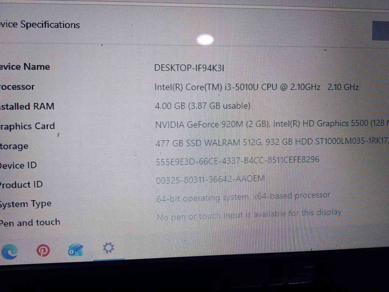 لابتوب مواصفات كور 3 جيل خامس ولابتوب مستخدمه العاب +برامج اريده مراوس بكيس. مواصفات زينه
كرت شاشه داخلي خارجي 4 
بطارية ساعه
هارد 1تيرا
+540 sdd


**إذا كنت صاحب هذا الإعلان وتريد حذفه لأي سبب، رجاءا أرسل رسالة إلى الدعم الفني**