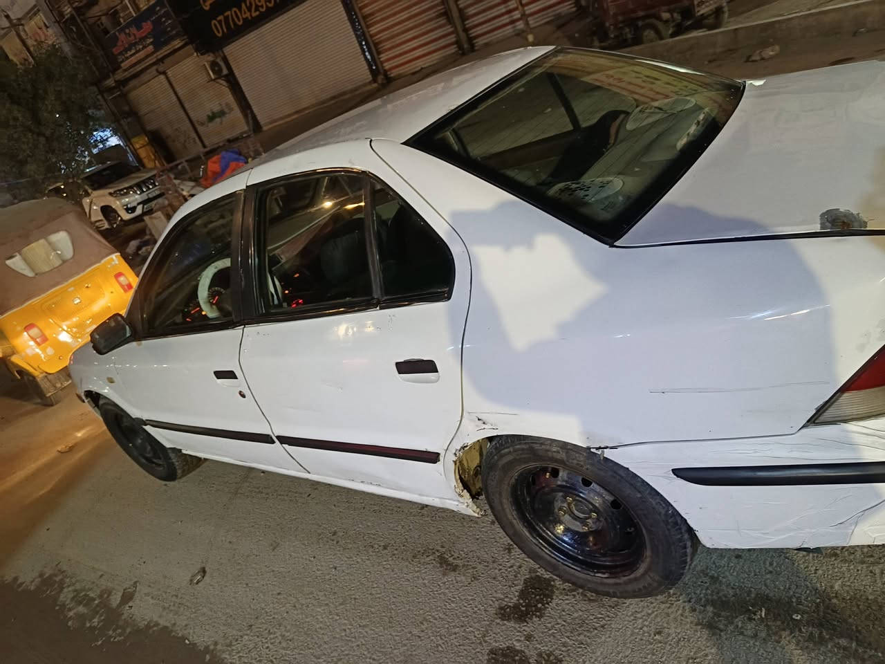 سلام عليكم عندي سياره سمند البيع سياره حلوه ونضيفه مكينه وكير خير من الله ومعروضه 30 وبيه مجال حك جيه‏‪ (2011) ***********‏‪
