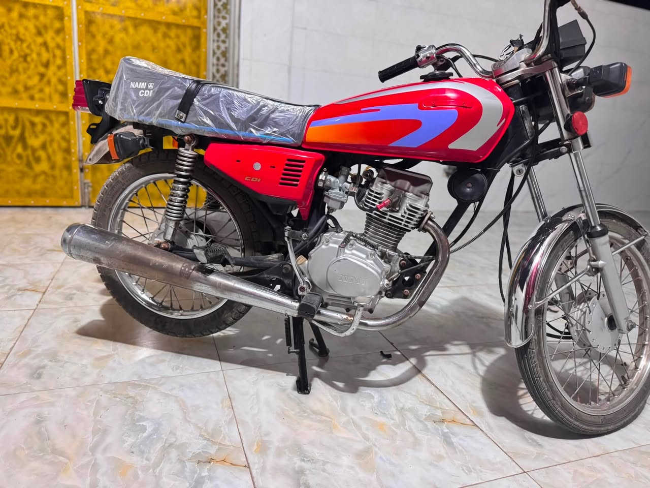 سلام عليكم دراجه  للبيع شلامه 22 أوراق اصولي وكيلها سيد جعفر ابو الكحلاء ‭***********‬
وبيك خير وتدلل
