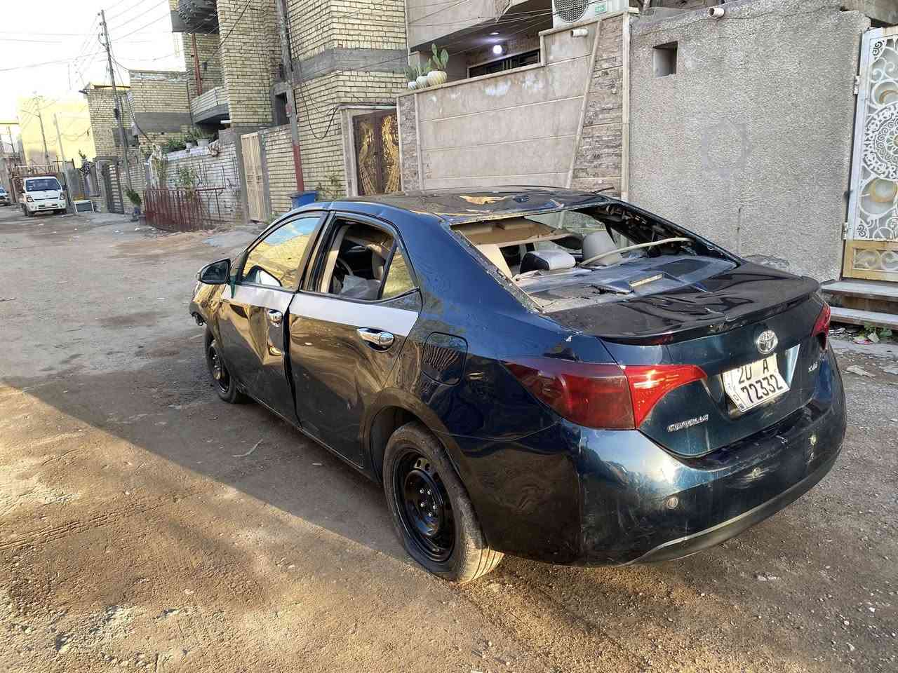 سلام عليكم خوان للبيع كورلا 2018 رقم ديالى الدولي تحويل مباشر السياره فول مواصفات متضرره وبيع على وضعها مكينه وكير شغالات شغاله وتمشي العنوان بغداد حي النصر رقم الهاتف ***********
