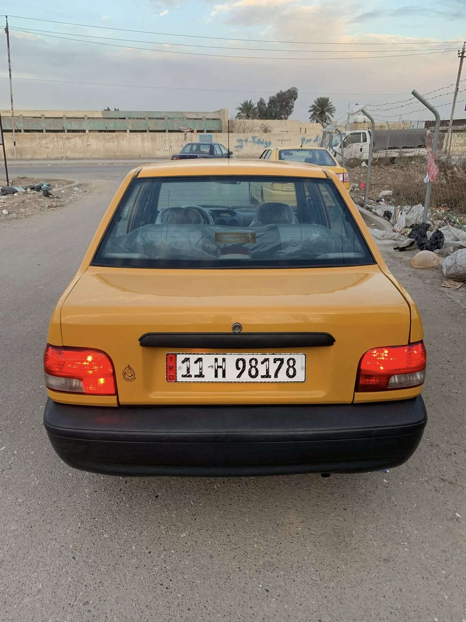 السلام عليكم سايبا موديل 2018 مصفره هيئه وغرامه السياره مكفوله شواصي شواصيها جدد بيها شويه صبغ بخشم البنيد والبيبان البصف السايق بيها صبغ فقط السياره باسمي مكينه وكير خير من الله لاتبخير ولاتنقيص وبشرط المكينه مامفتوحه 
السعر 43 
المكان بغداد البياع 
الرقم ***********
