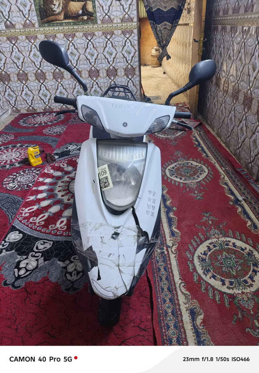 من رخصة الادمن سلام عليكم دراجه بريز نوزل نضيفة للبيع اوراقها كاملة دراجة خير من الله بيها بس 3 عيوب الكفر الامامي والستاند الخلفي والقبق مال صرة الدراجة عايفة صار سبوع من ضاع سويجها لحد الان ما طالع بيها السعر 400 الف رقم ‏ *********** ‏مكانها مدينة الصدر قطاع 24 ملاحضة حجيتلك العيوب مو تجي تتفخفخ براسي وطلعلك بيها عيب لو شي ما عجبتك كول ما عجبتني الدراجة تاخذها من البيت يوم يومين شهر شهرين اي شكال بيها ترجع
